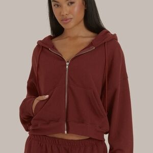 Set Active Lightweight Sweats Classic Zip Hoodie Trail Sz L NWOT